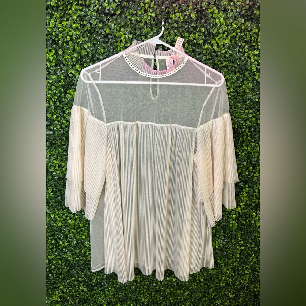 Sheer pink Victoria Secret shirt